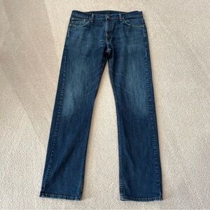 Levi's 514 Men's Size 36x34 Medium Wash Denim Slim Straight Fit Jeans Classic